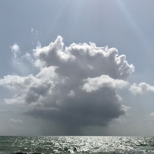 Wolken Ile de Re Biskaja Frankreich