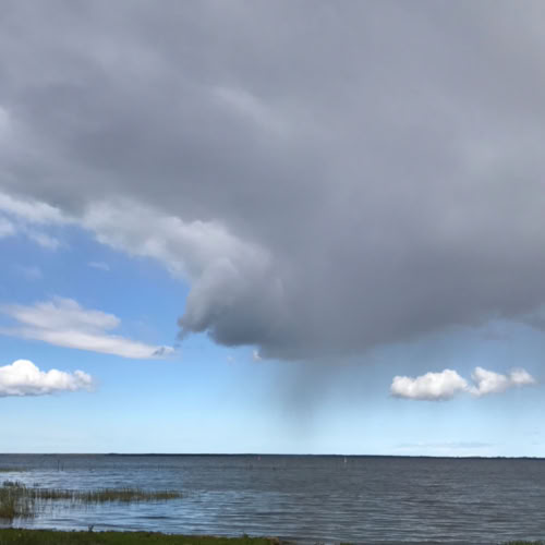 Wolken Stettiner Haff