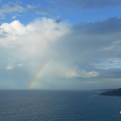Wolken Atlantikküste Spanien